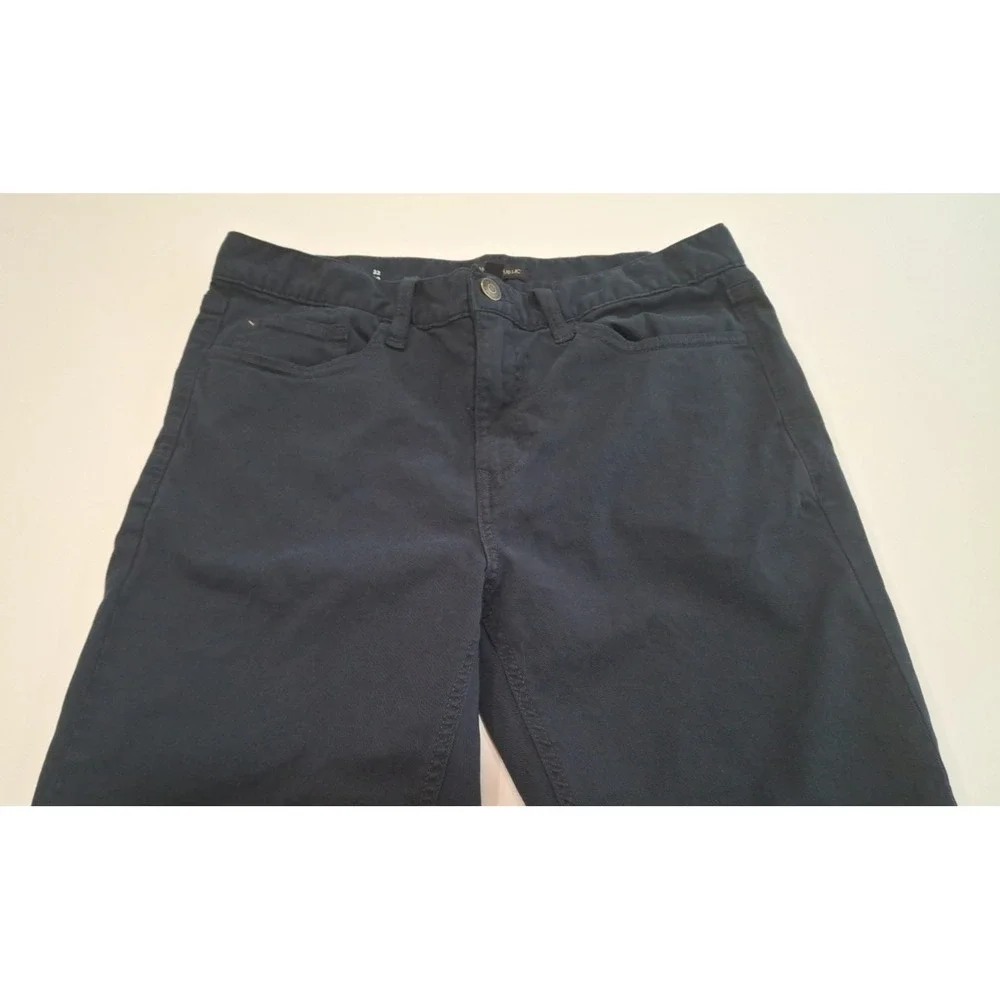 Banana Republic Mens 5 Pocket Twill Pants Navy Blue Slim Fit 32x32